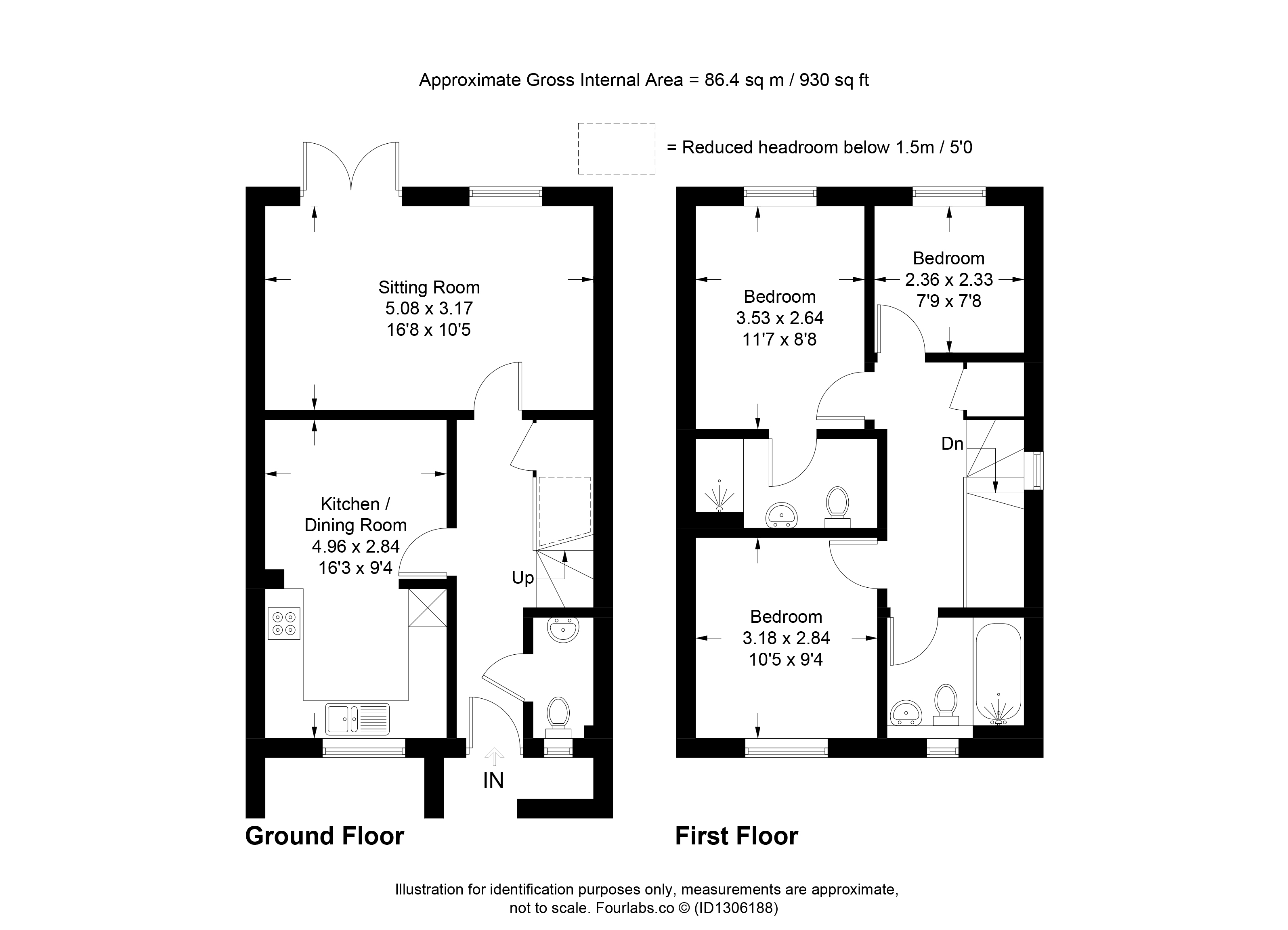 13, Fox Avenue, Bristol floorplan