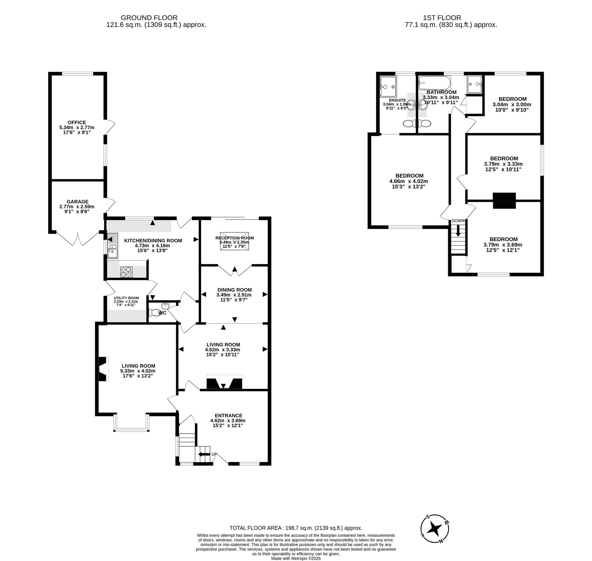 16 Ringley Avenue, Horley floorplan