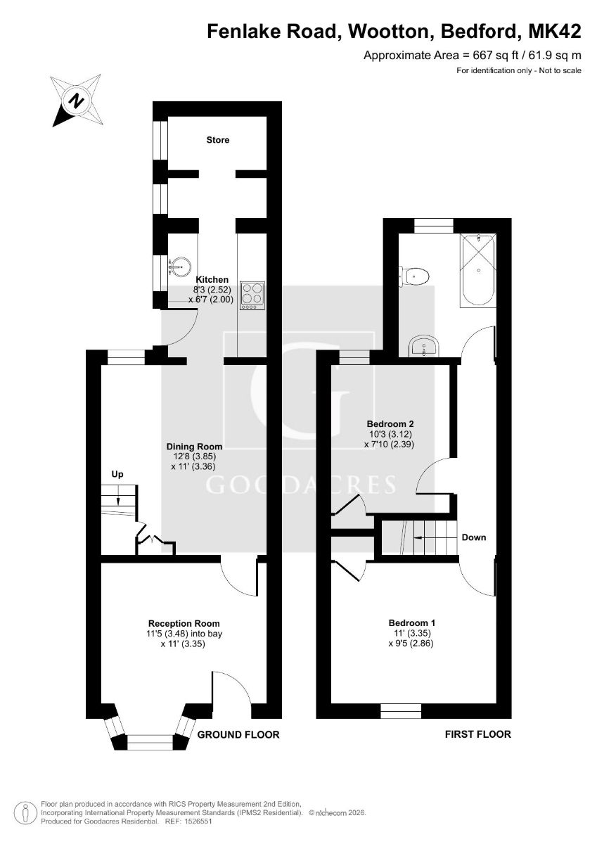 113 Fenlake Road, Bedford floorplan