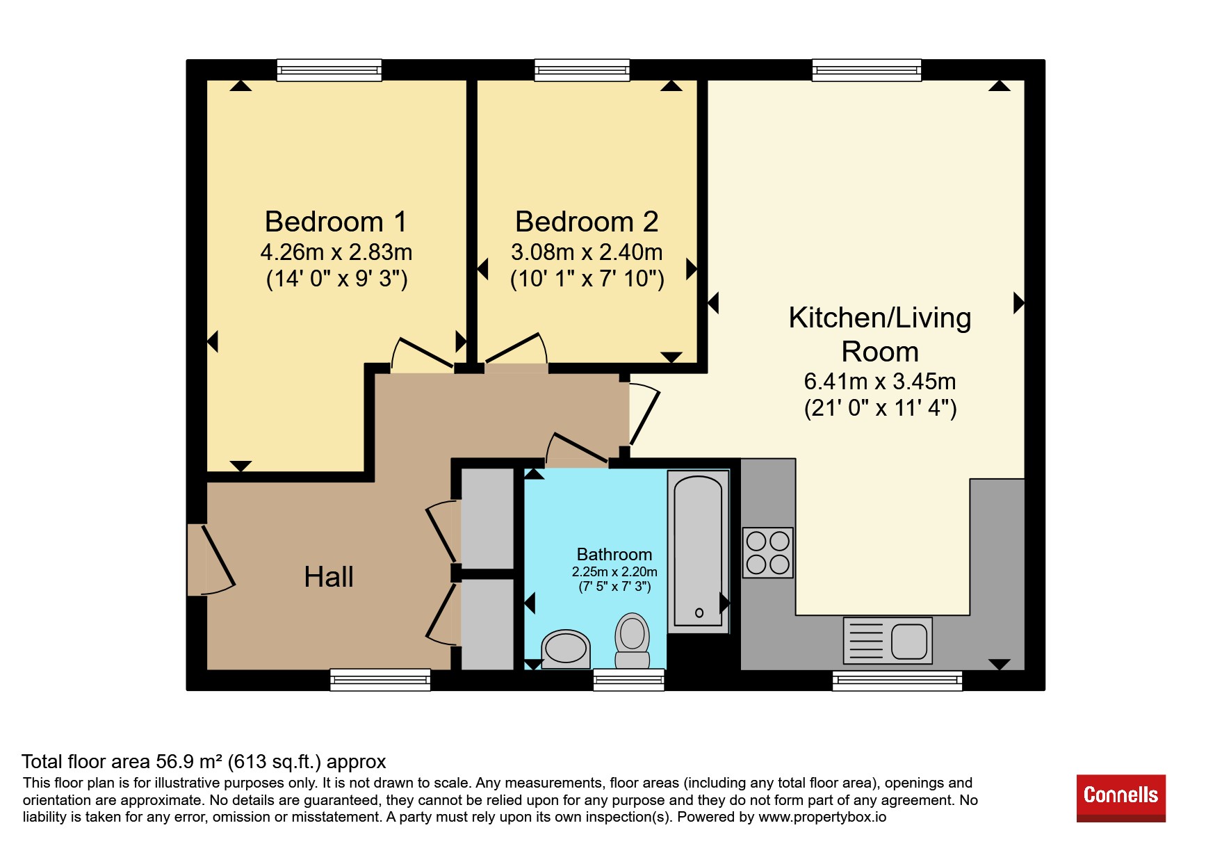 12, Merlin House, Centenary Way, WITNEY floorplan