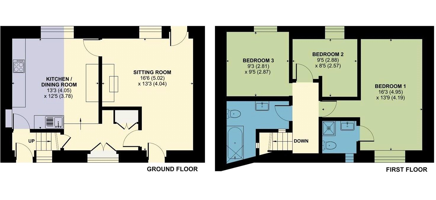 The Square, Dorset floorplan