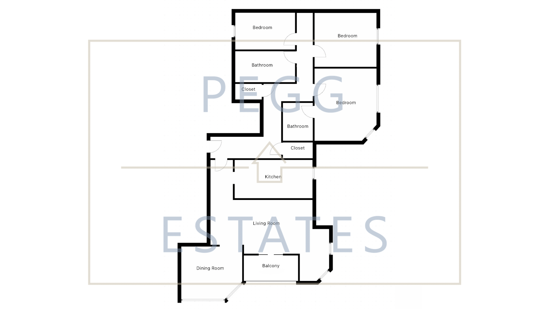 Flat 24, Meadwood, Torquay floorplan