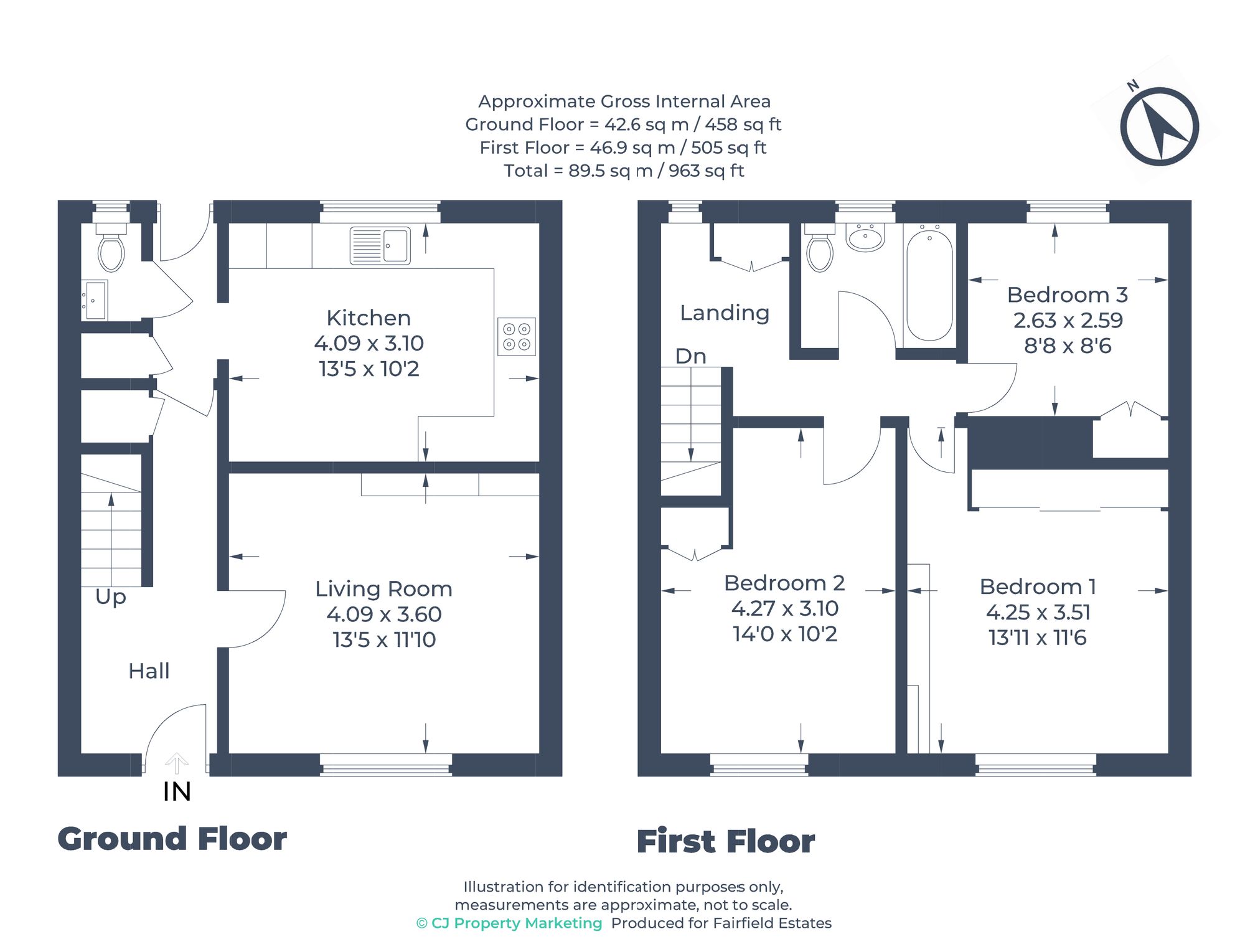 19 Gleneagles Close, Watford floorplan