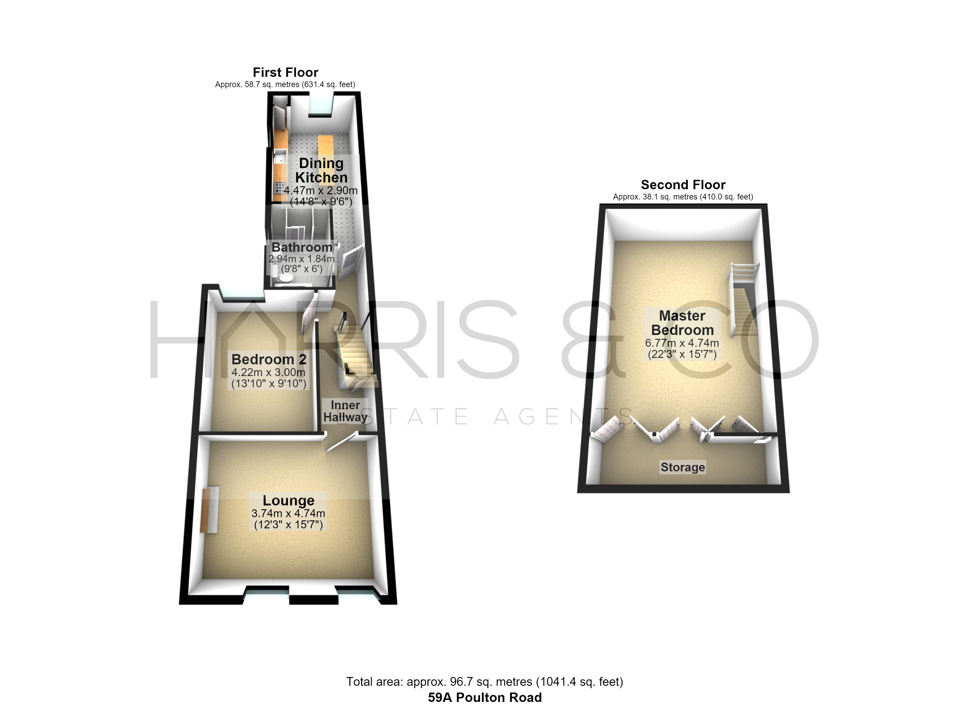 59A,, Poulton Road, Lancashire floorplan