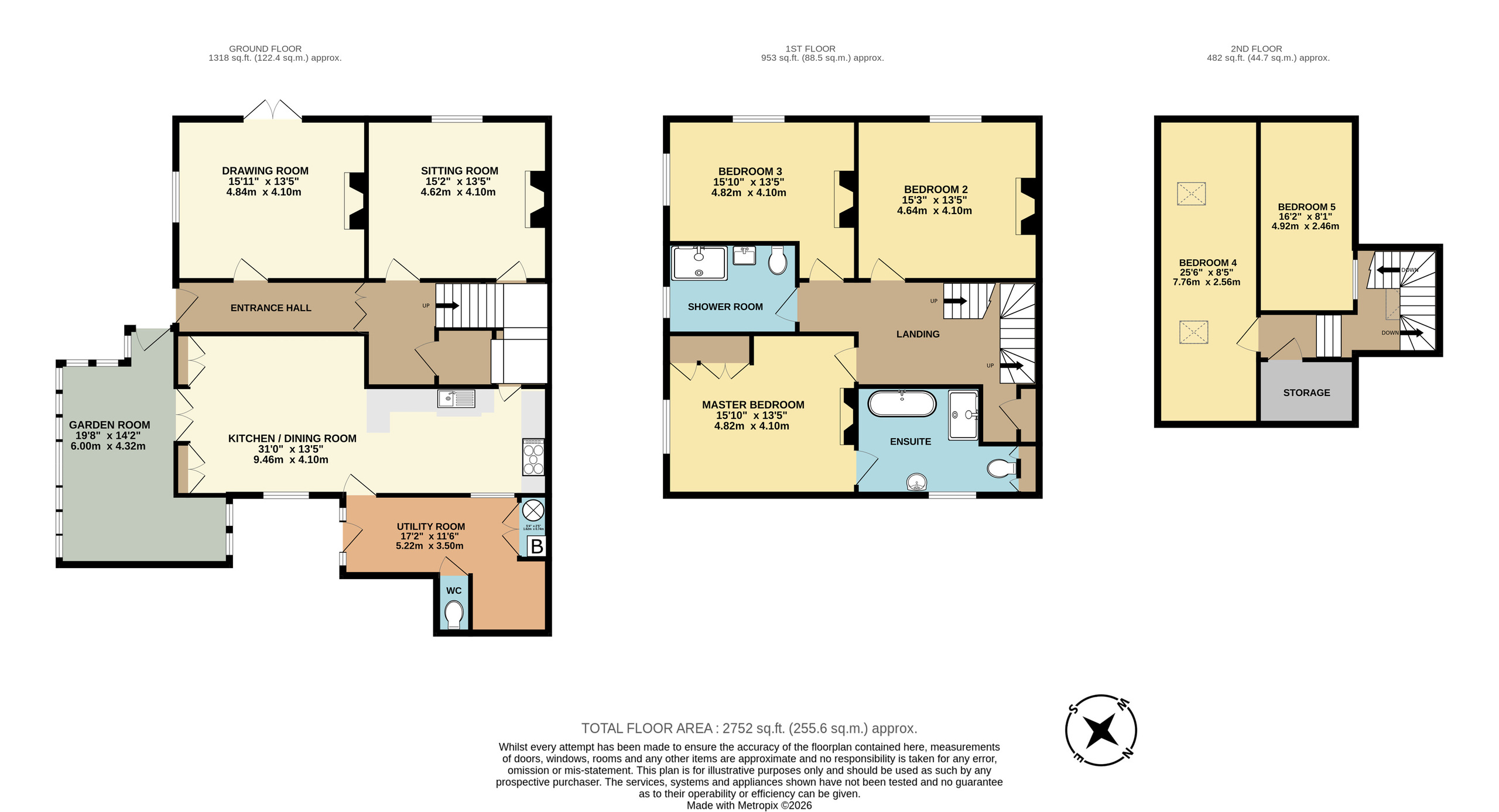 Southfield Villa, 41 Holway Avenue, Taunton floorplan