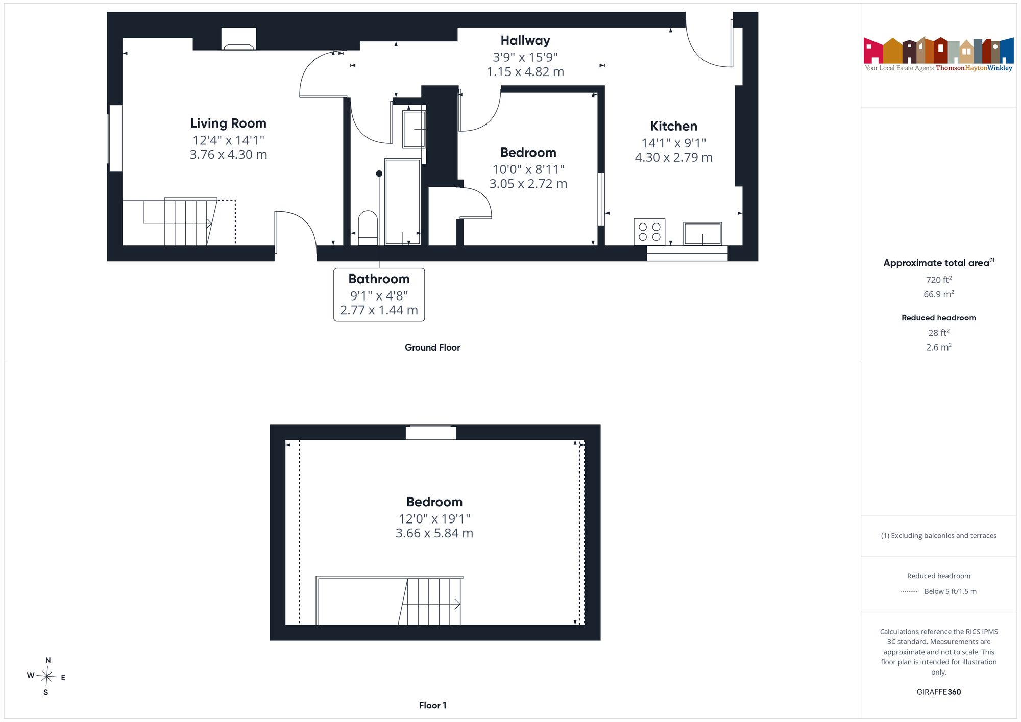 Flat 3, Newlands House, Kendal floorplan