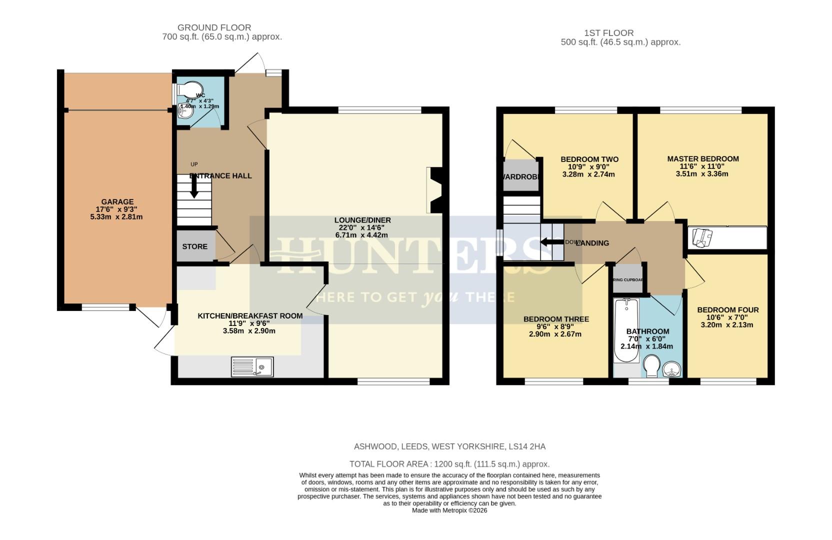 12, Ashwood, West Yorkshire floorplan