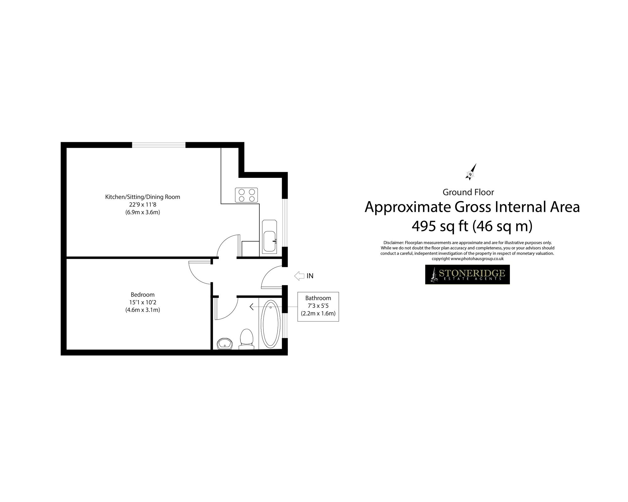 1, Cliff Parade, Walton on the Naze floorplan