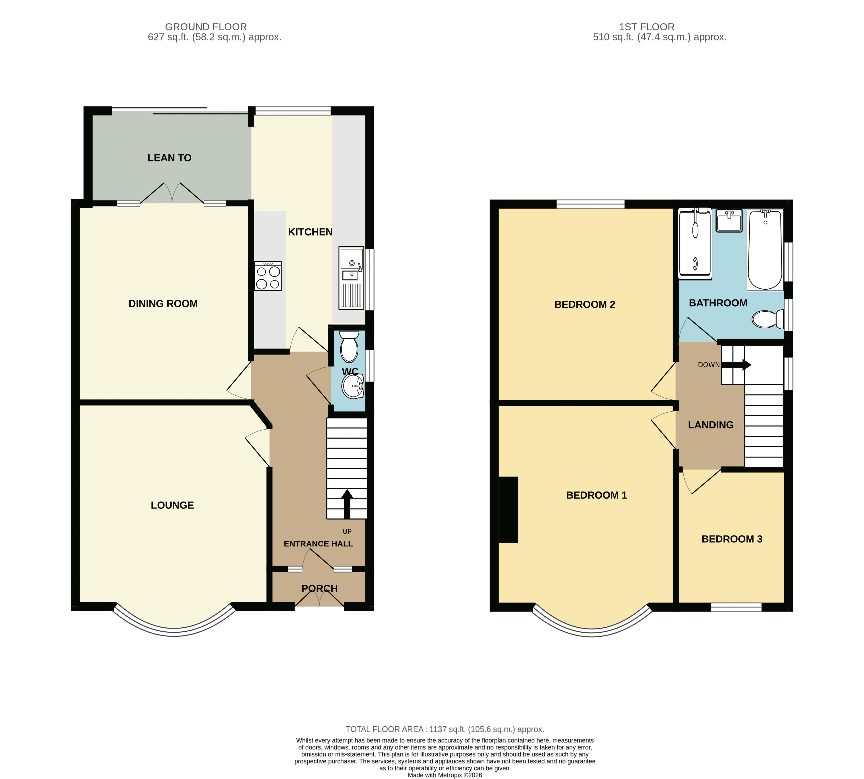27, Hillcroft Close, Weston-Super-Mare floorplan