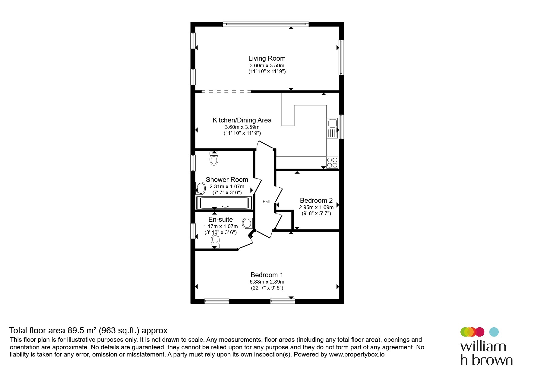 The Vogue, Witham Bank, Lincoln floorplan