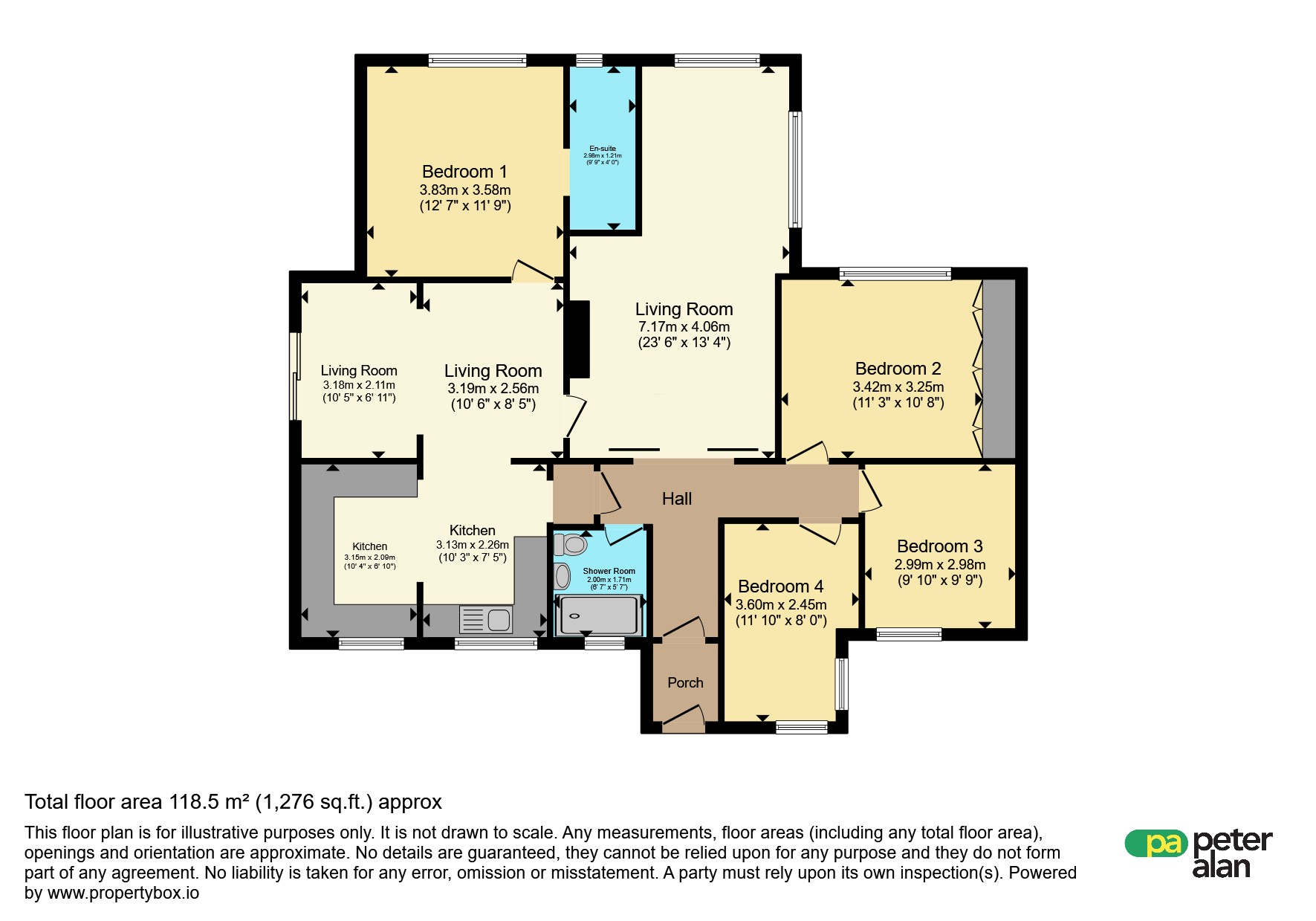 9, Castle View, Chepstow floorplan