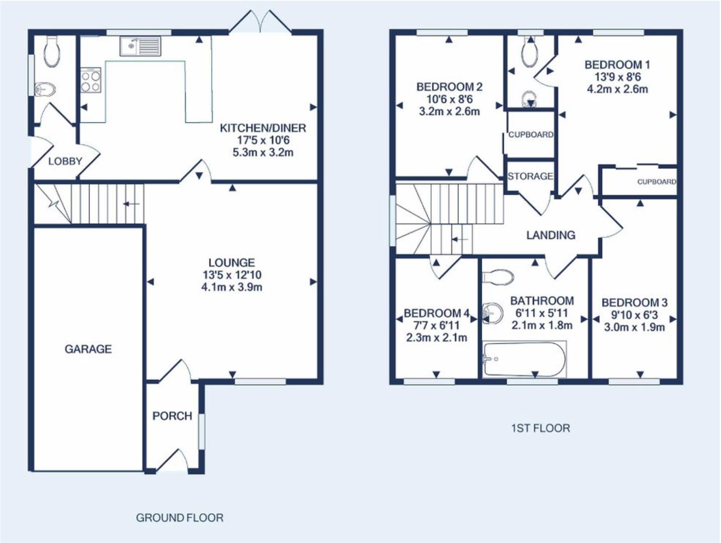 4, Blackberry Avenue, Bristol floorplan