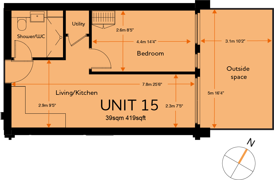 Flat 12, Catherine's Yard (Plot 15), Bristol floorplan
