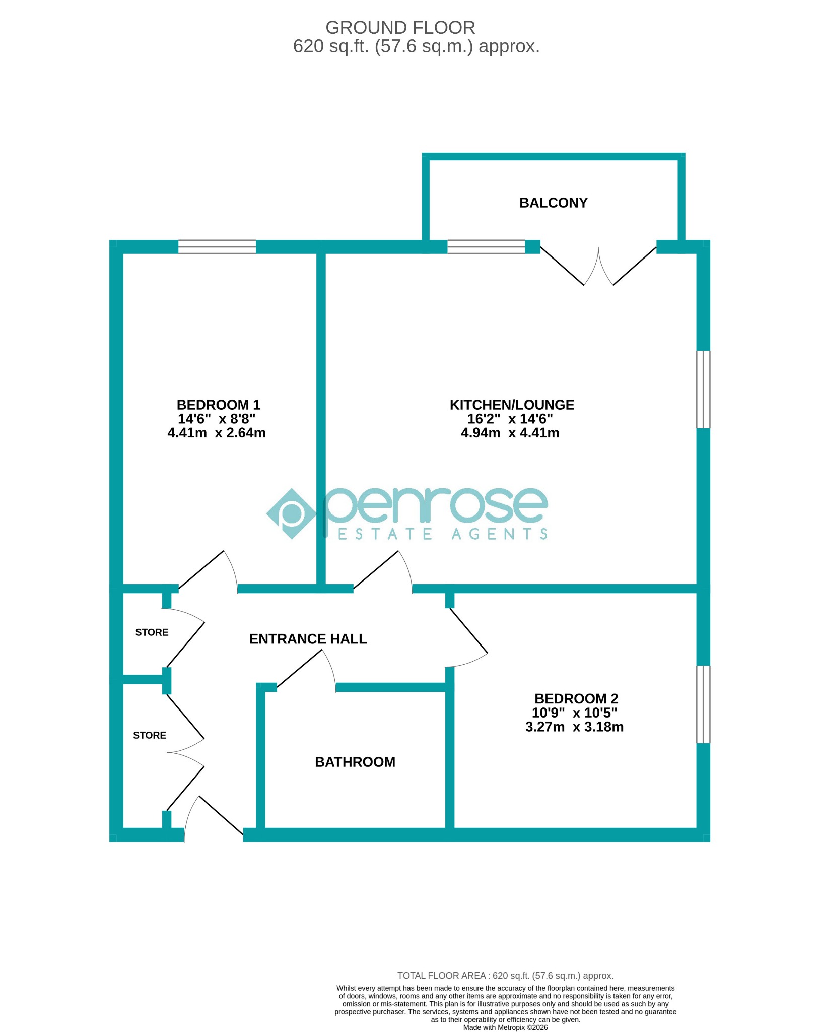 31a Tilling Green, Dunstable, Bedfordshire floorplan
