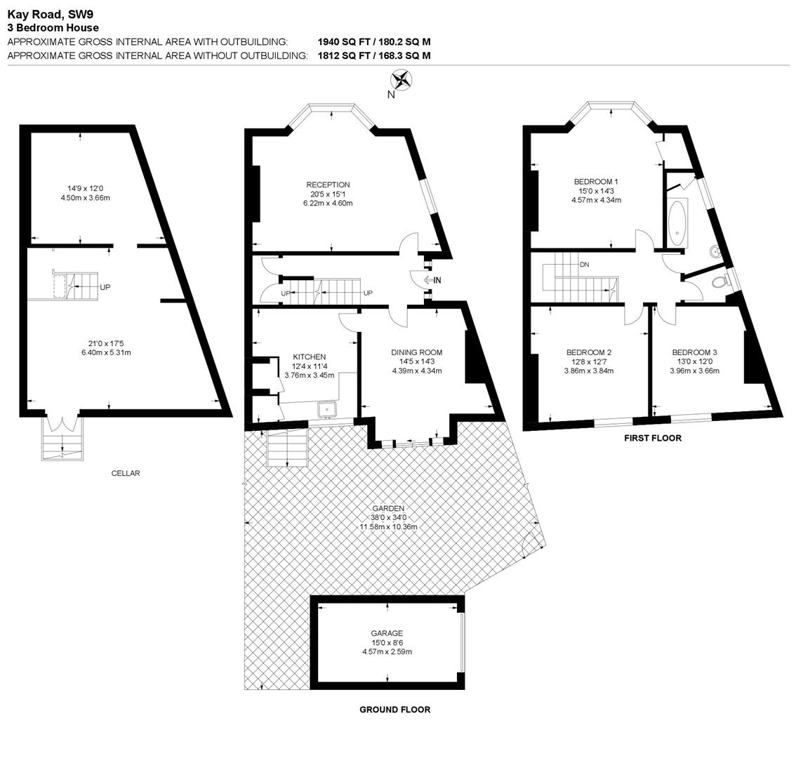 74, Kay Road, London floorplan