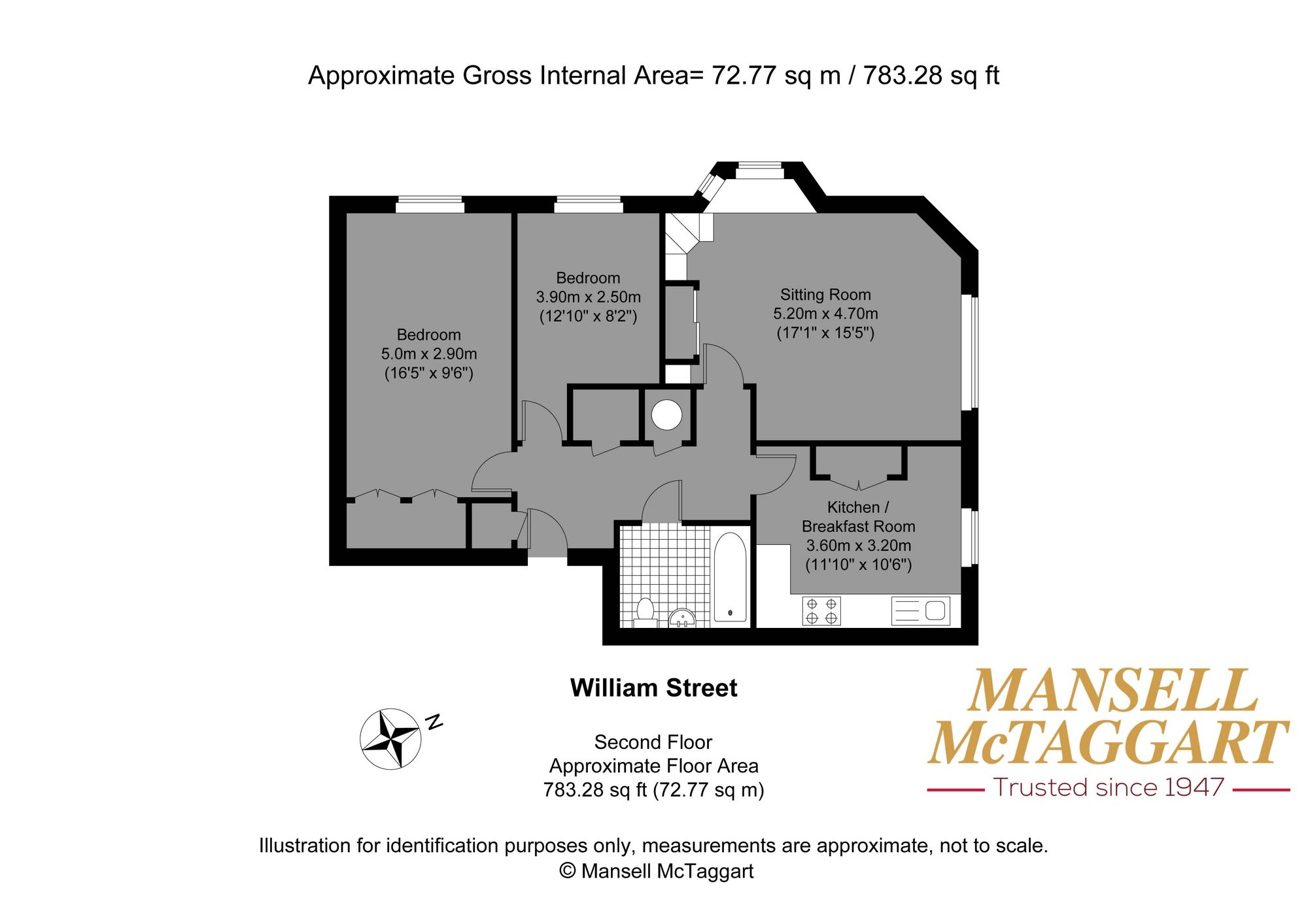 Flat 15, Pavilion Court Grand Parade Mews William Street, Brighton floorplan