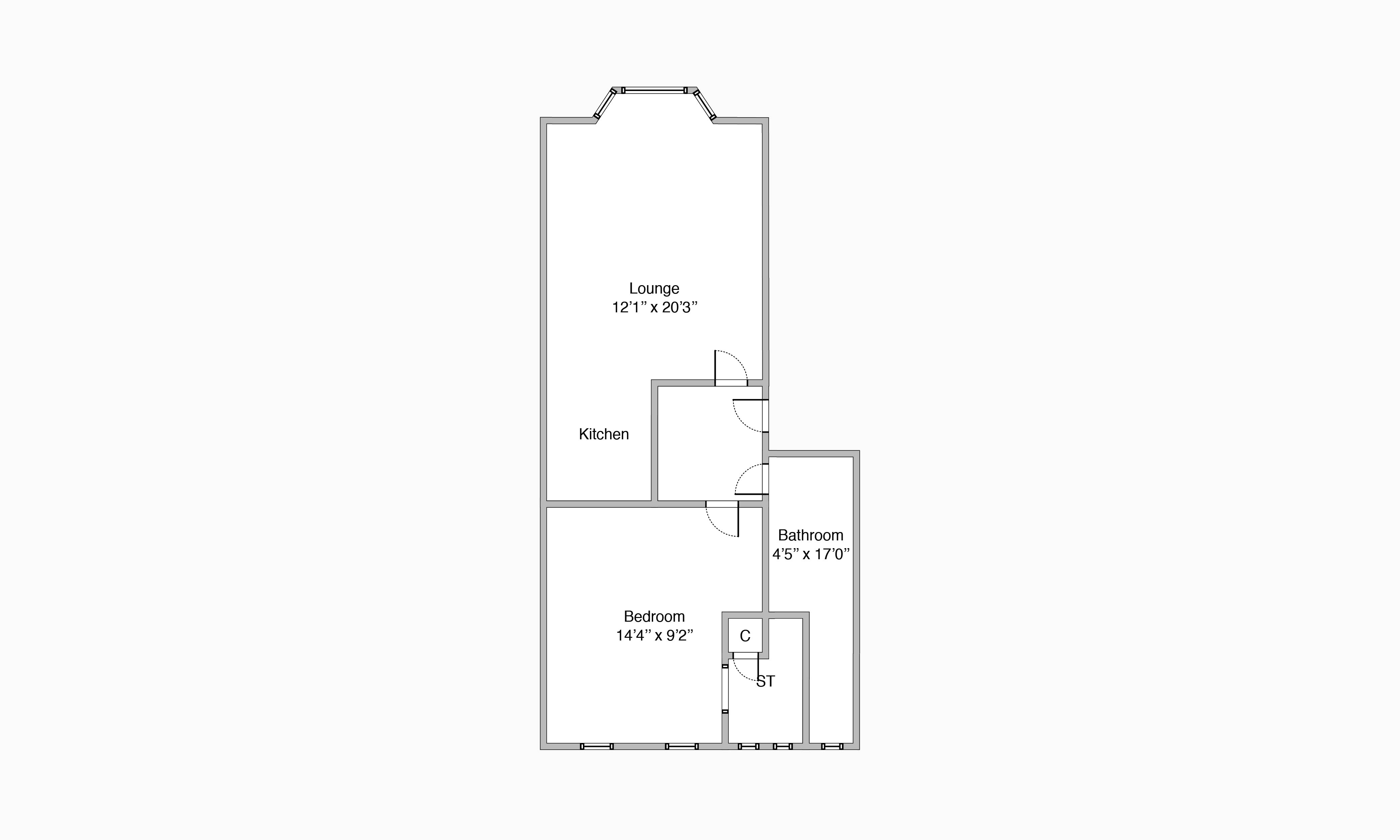 1 Bedrooms Flat for sale in Torrisdale Street, Flat 2/2, Queens Park, Glasgow G42