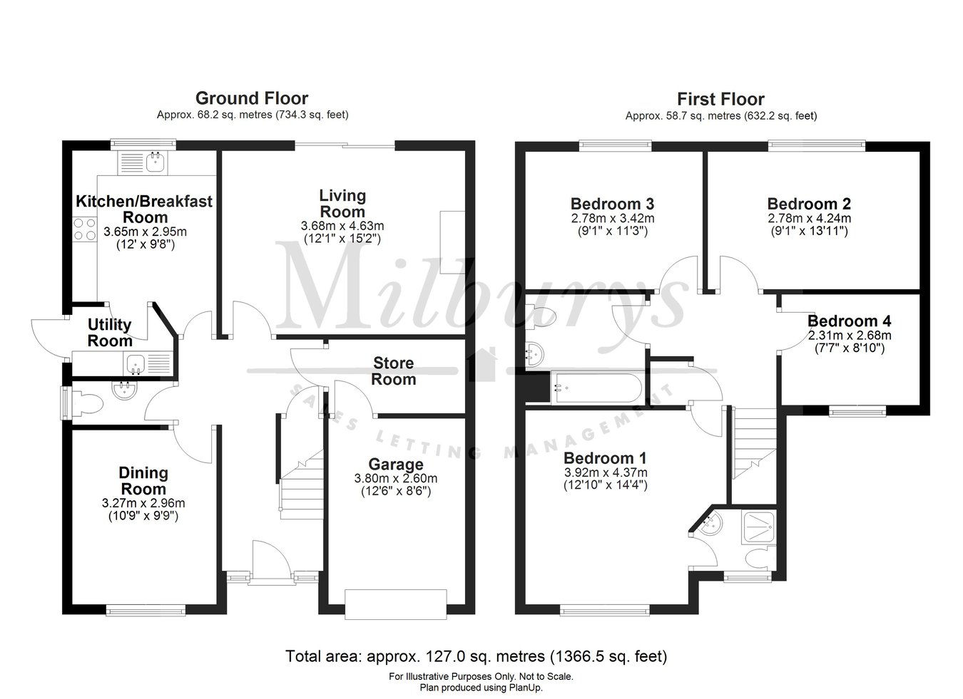 6, Spencers Court, Alveston floorplan