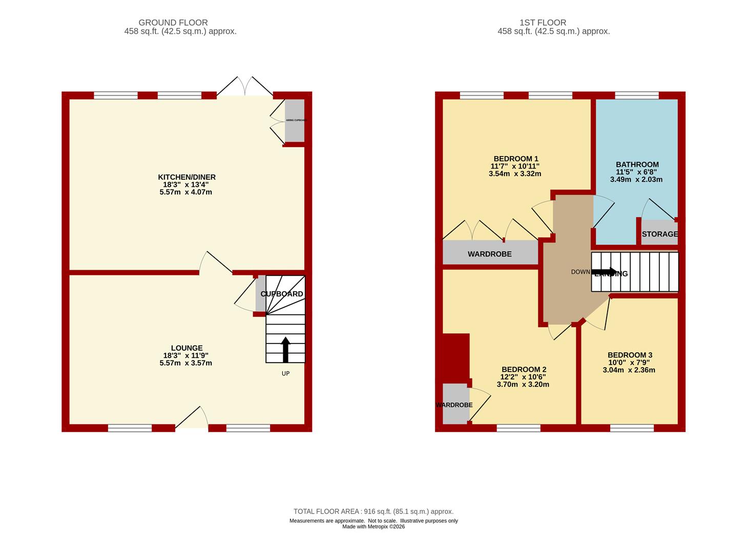1 Temperance Cottages, Lower Cross, Coleford floorplan