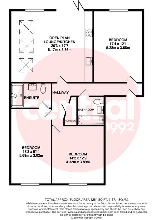 3 Bedrooms Flat for sale in Edward Avenue, Chingford, London E4