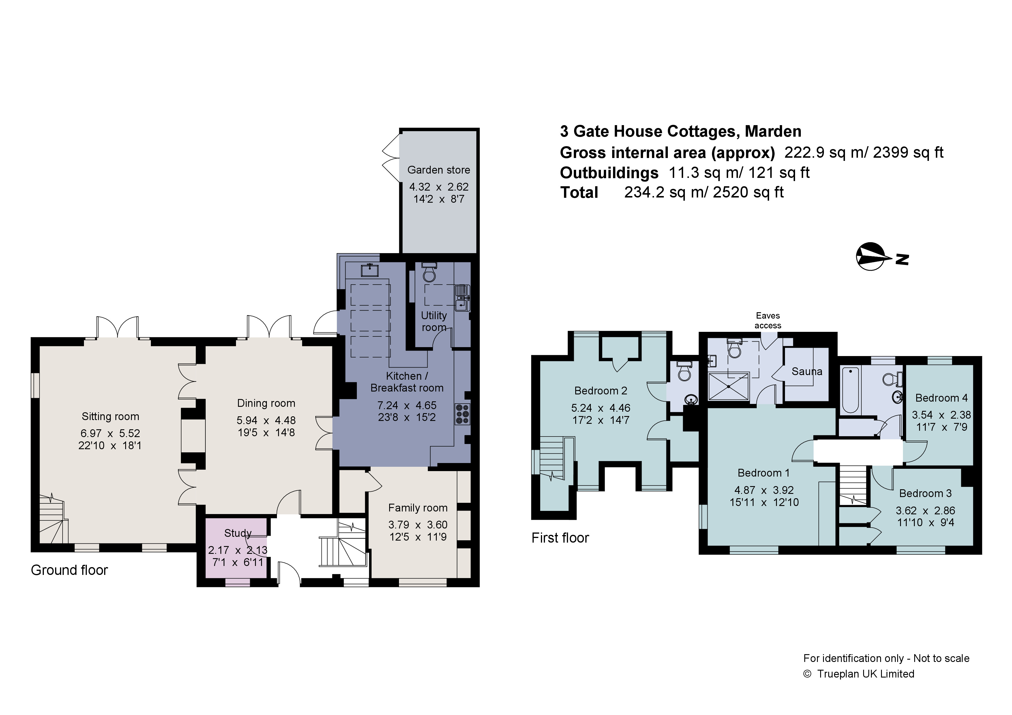 3 Gate House Cottages,, Hunton Road, Tonbridge floorplan