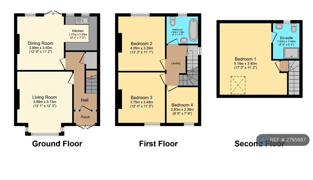 Great Boughton, Chester floorplan