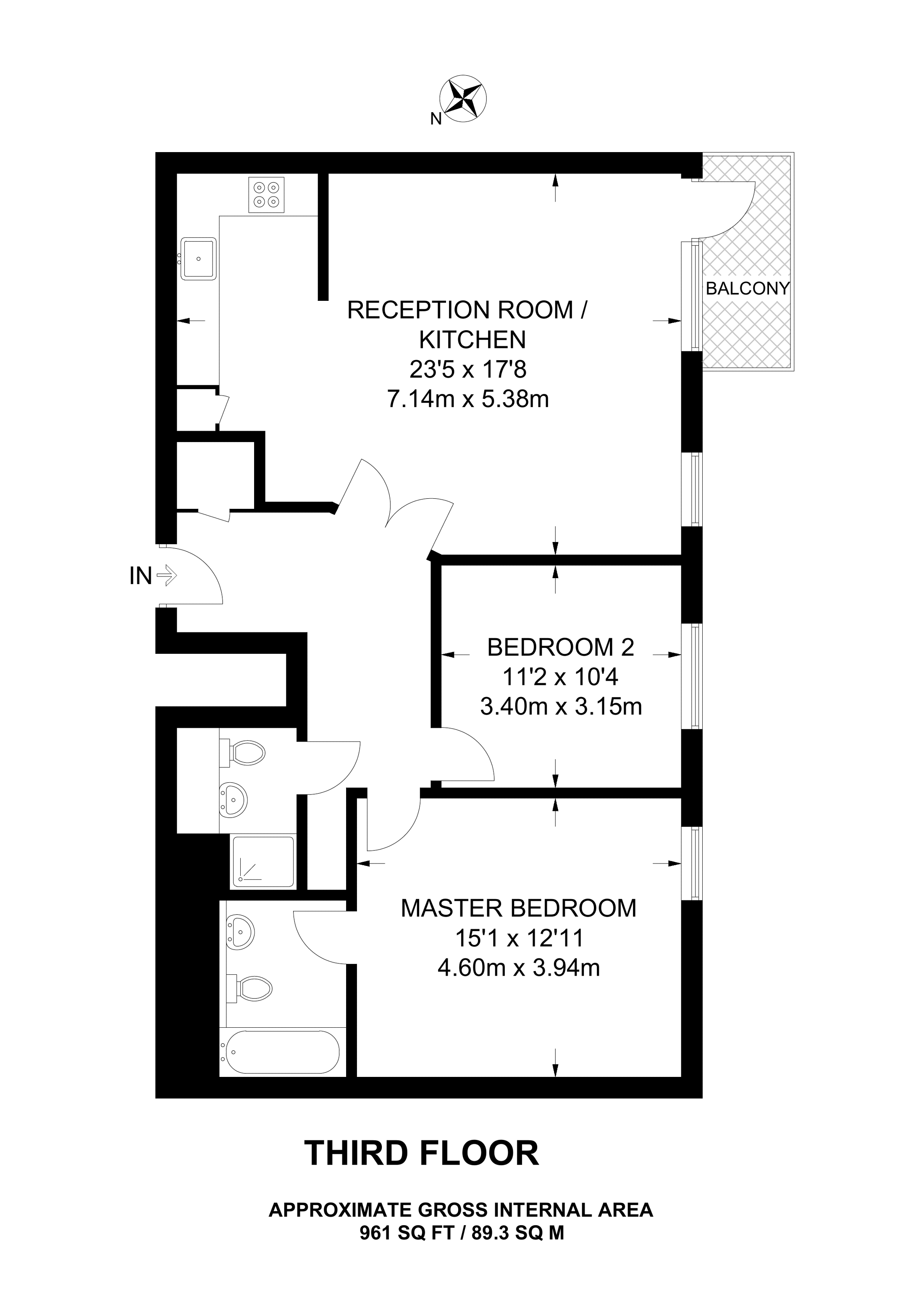 2 Bedrooms Flat for sale in City Walk, Southwark SE1