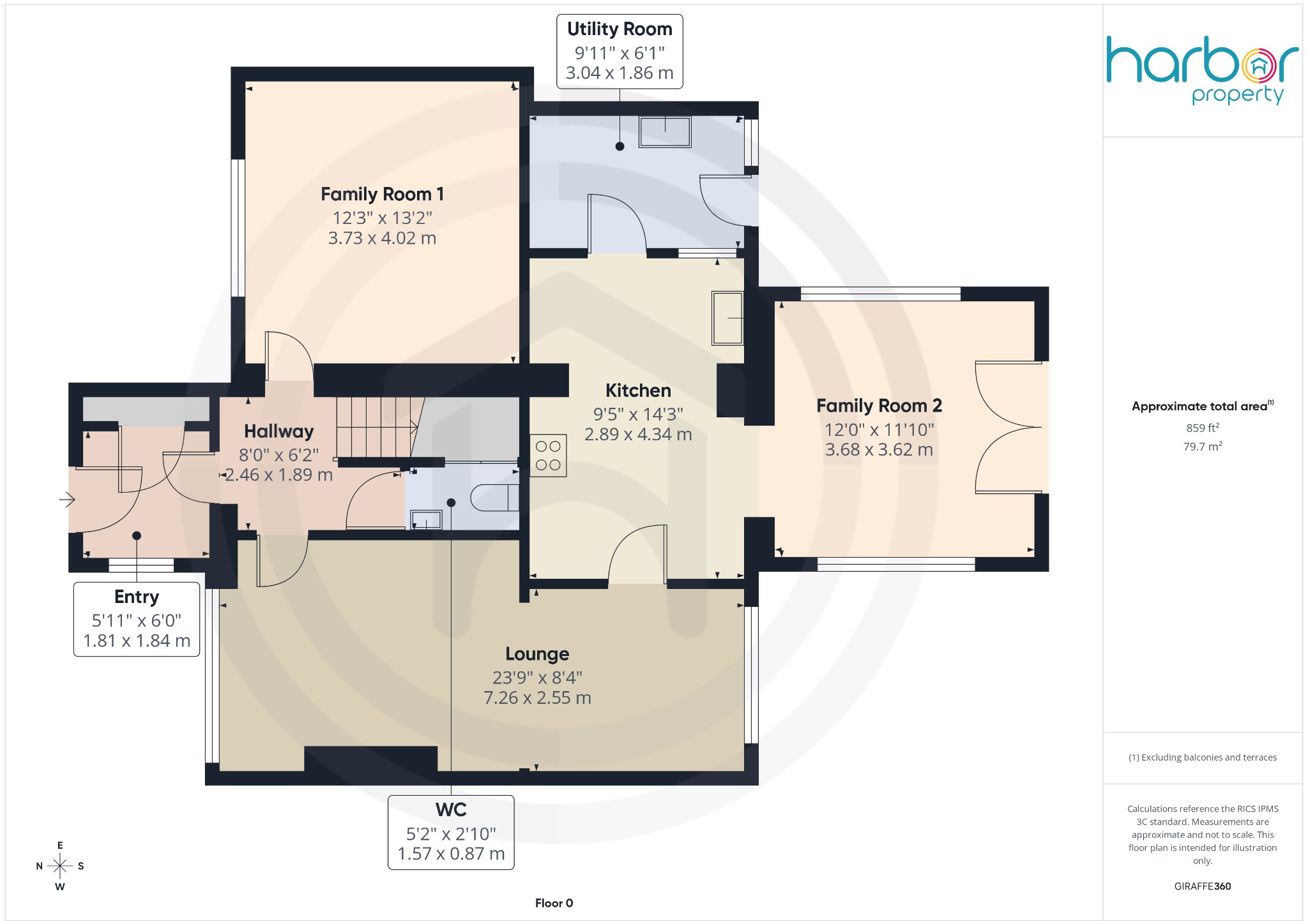 45 Viewfield Avenue, Garrowhill, City of Glasgow floorplan
