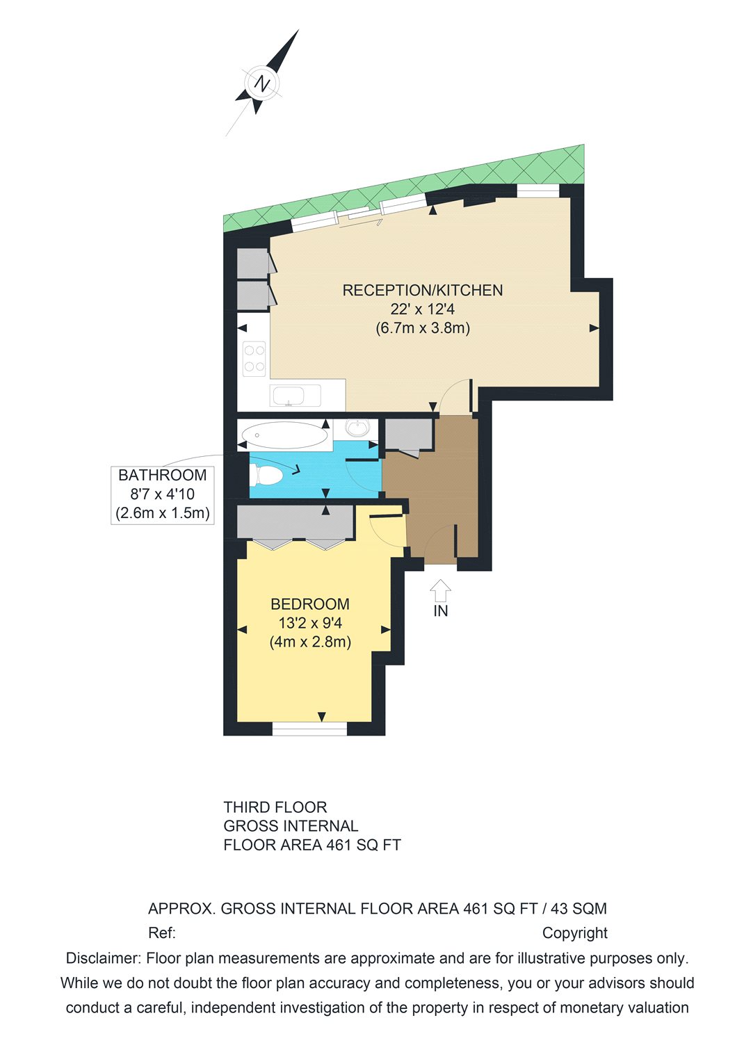 1 Bedrooms Flat to rent in Plumbers Row, London E1