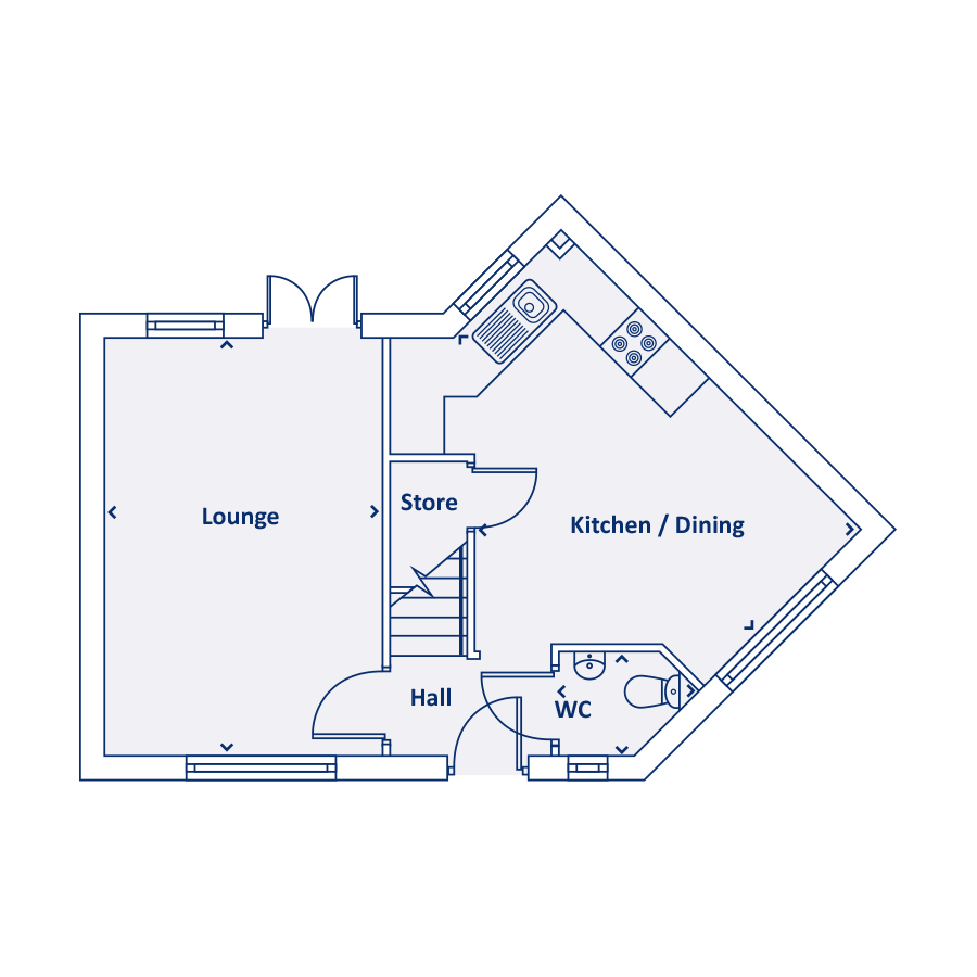 New home, 3 bed property for sale in "The Mulberry" at Thorley Drive