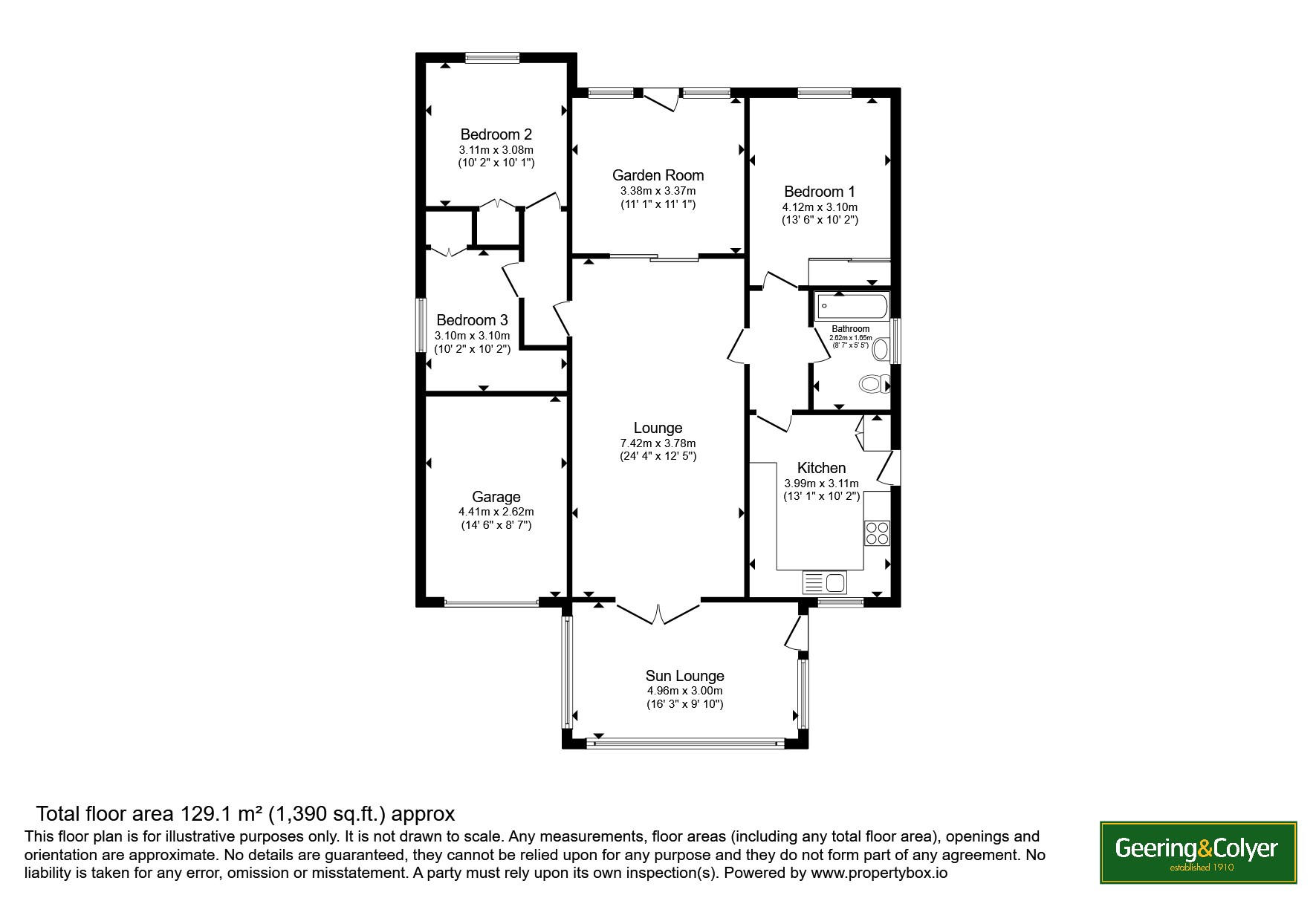 95, Coast Drive, Romney Marsh floorplan