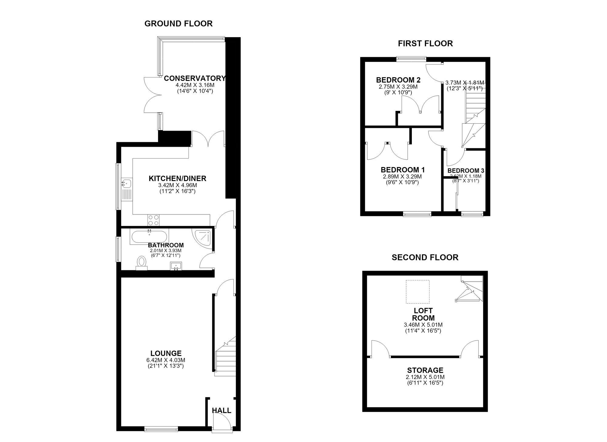 2 Fern Street, Bridgend floorplan