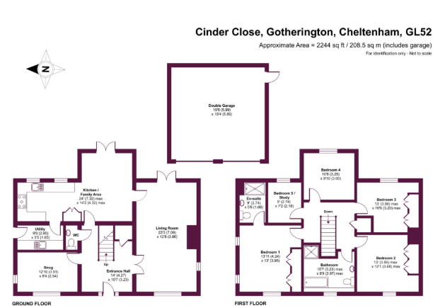 4, Cinder Close, Cheltenham floorplan