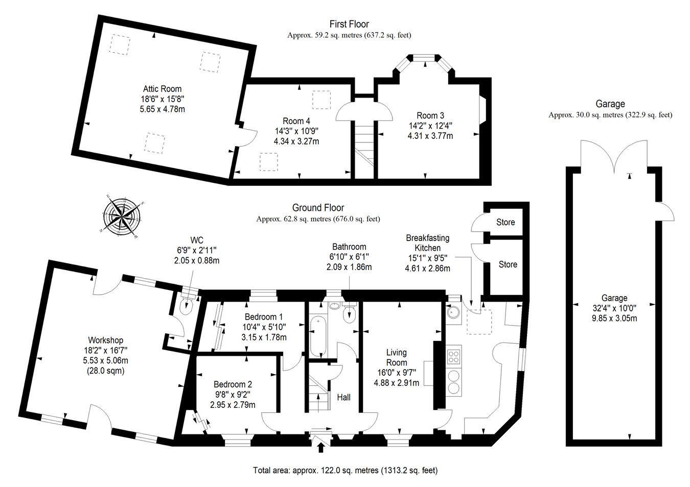 Brownlea Cottage, Trade Street, Anstruther floorplan
