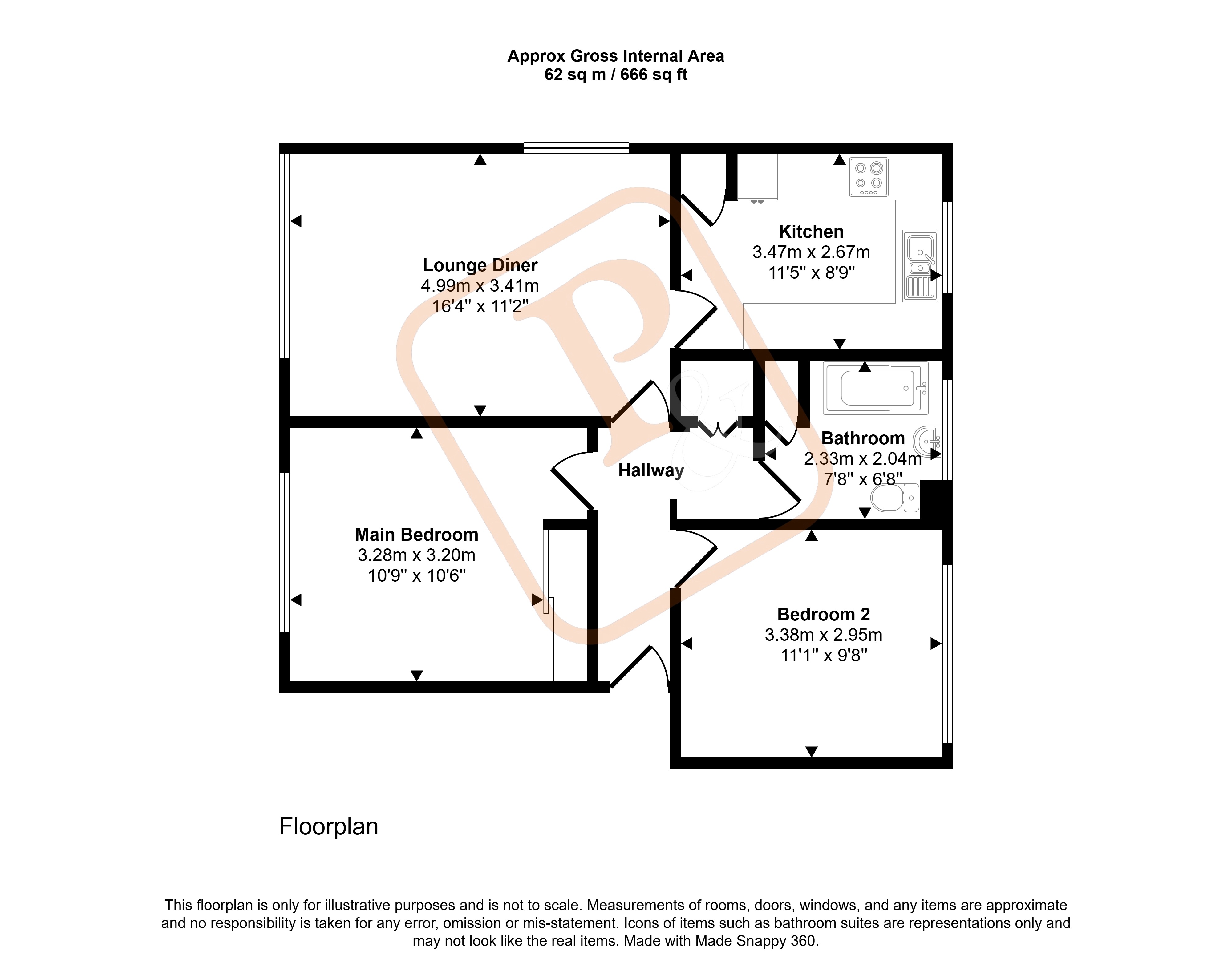 51, De Vere Road, Colchester floorplan
