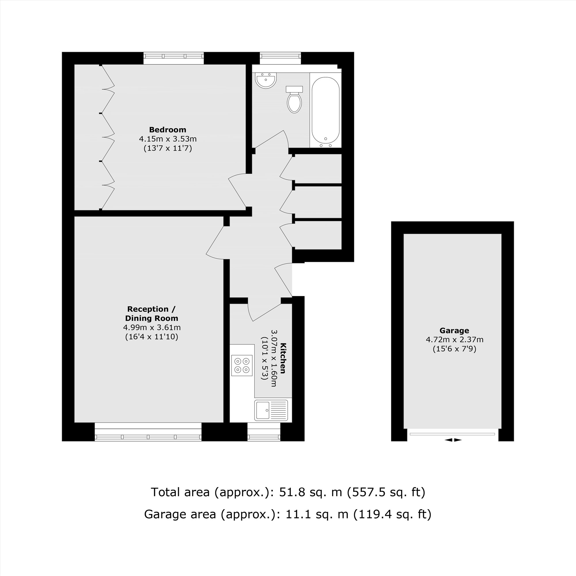 157, Stourton Avenue, Hanworth floorplan