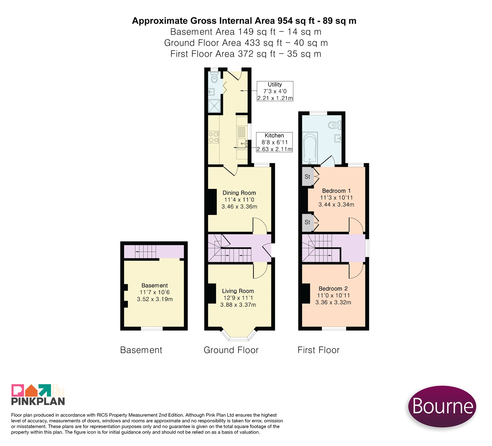 3, Chestnut Road, Guildford floorplan