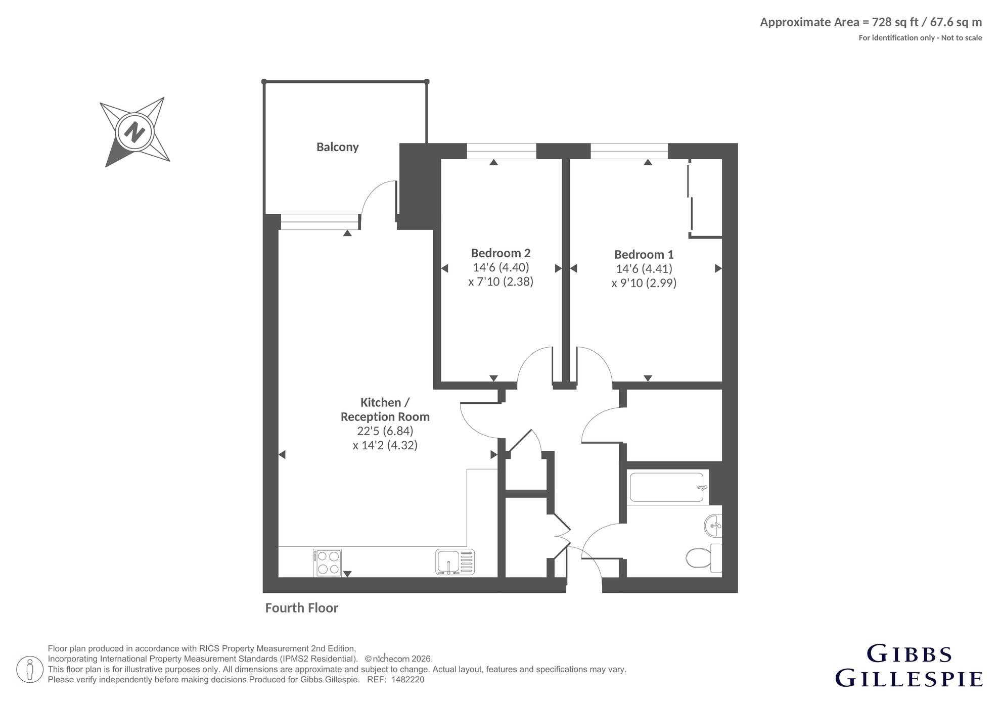 31 Ipswich Court,, Copley Close, London floorplan
