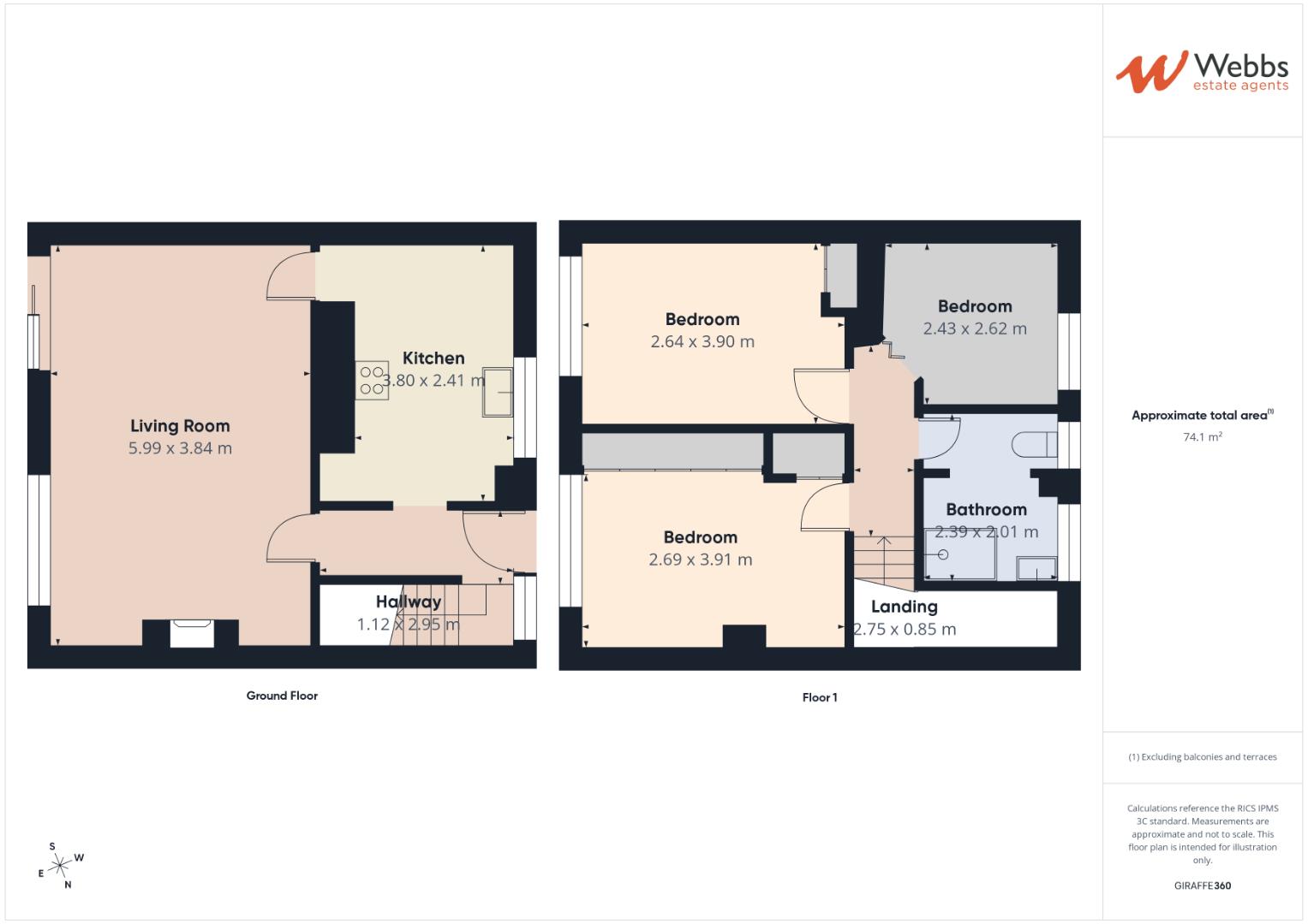 Ashbourne Road, Bloxwich, Walsall floorplan