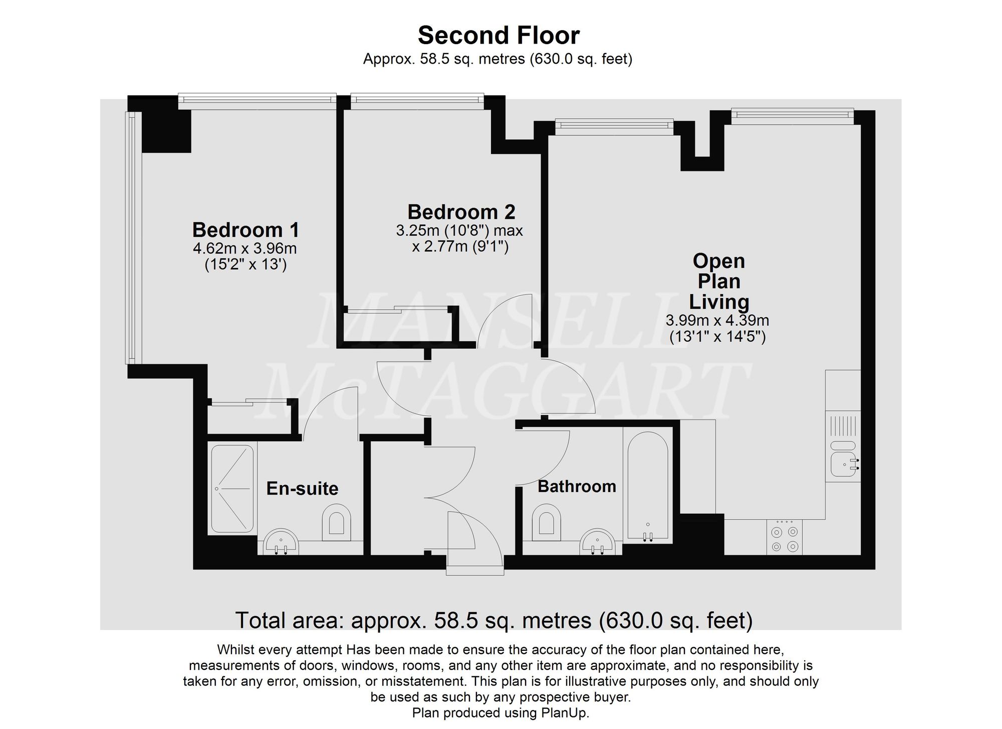 Flat 19, Farringdon House Wood Street, East Grinstead floorplan