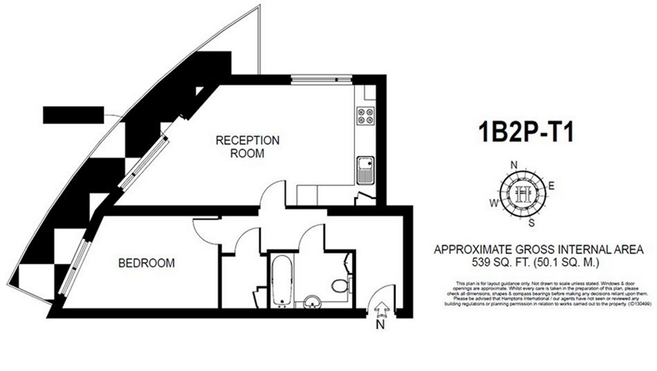 1 Bedrooms Flat to rent in Fulton Road, Wembley HA9