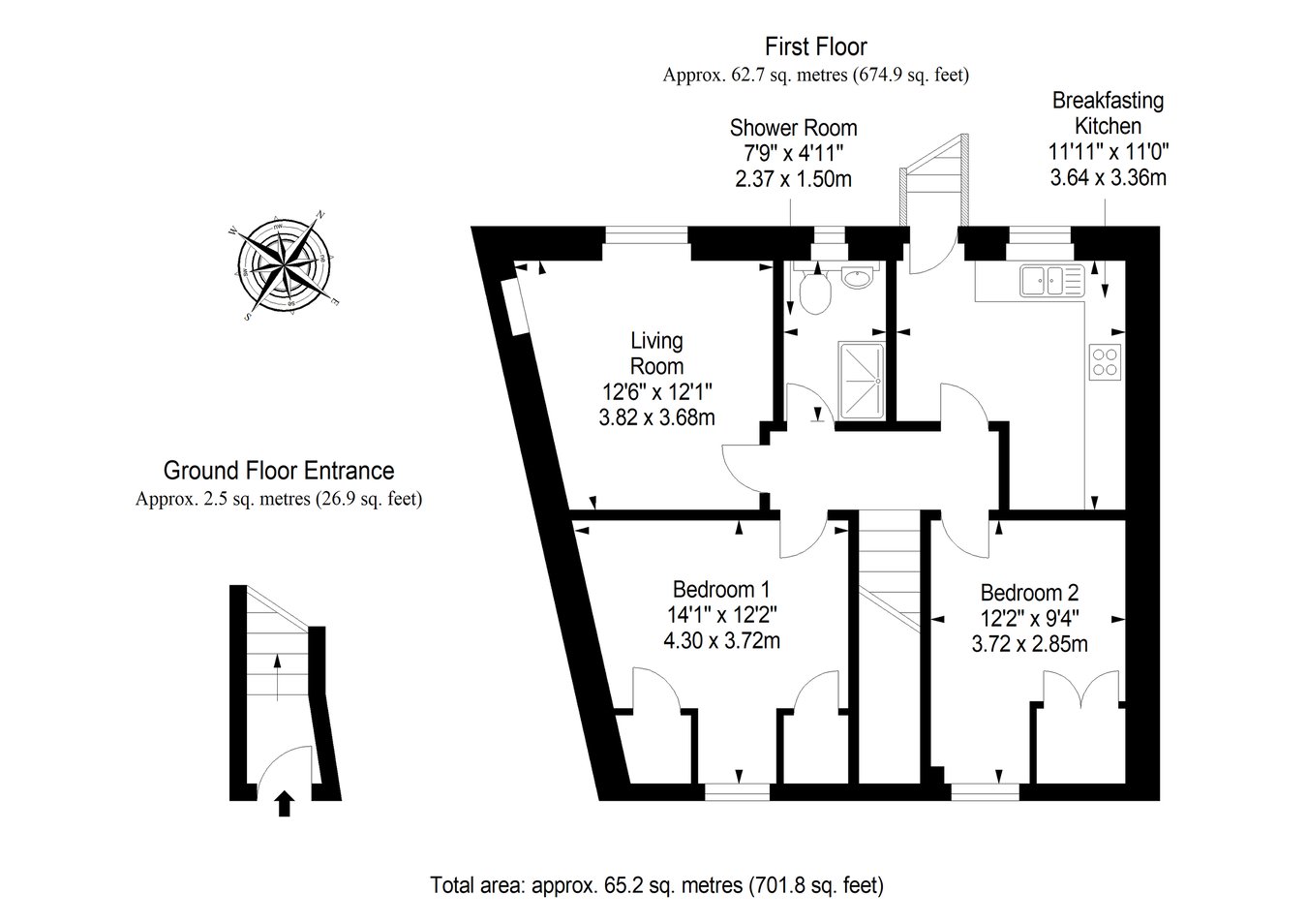 21, Main Street, Leven floorplan