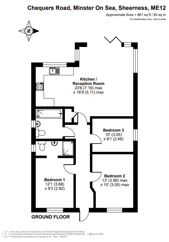 8, Willow Close, Minster on Sea floorplan