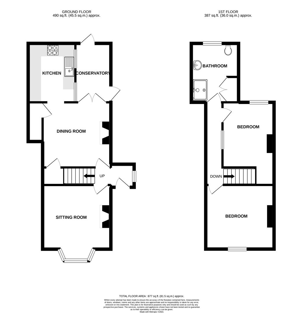 27, Upper Chase Road, Malvern floorplan