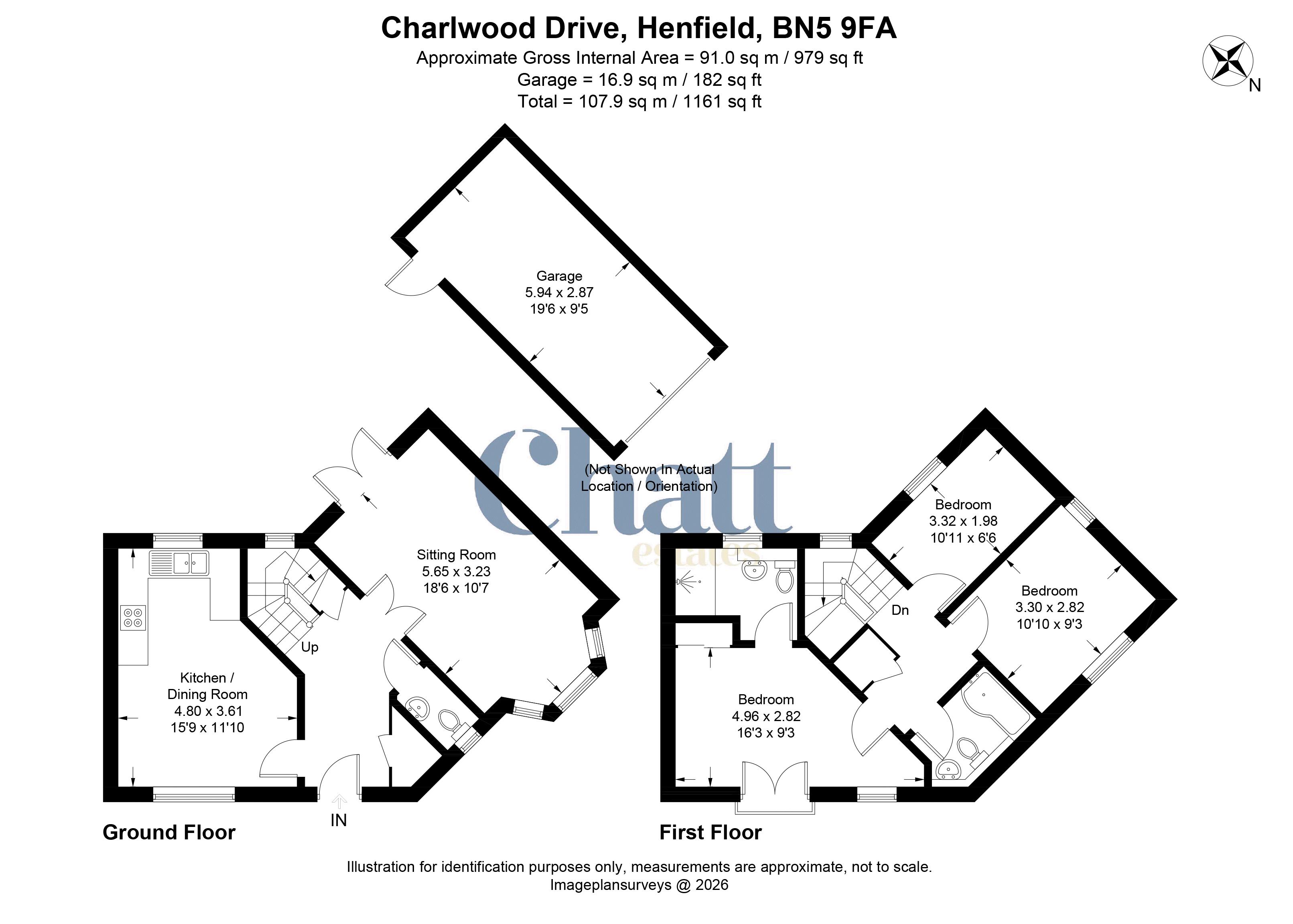 5, Charlwood Drive, Henfield floorplan