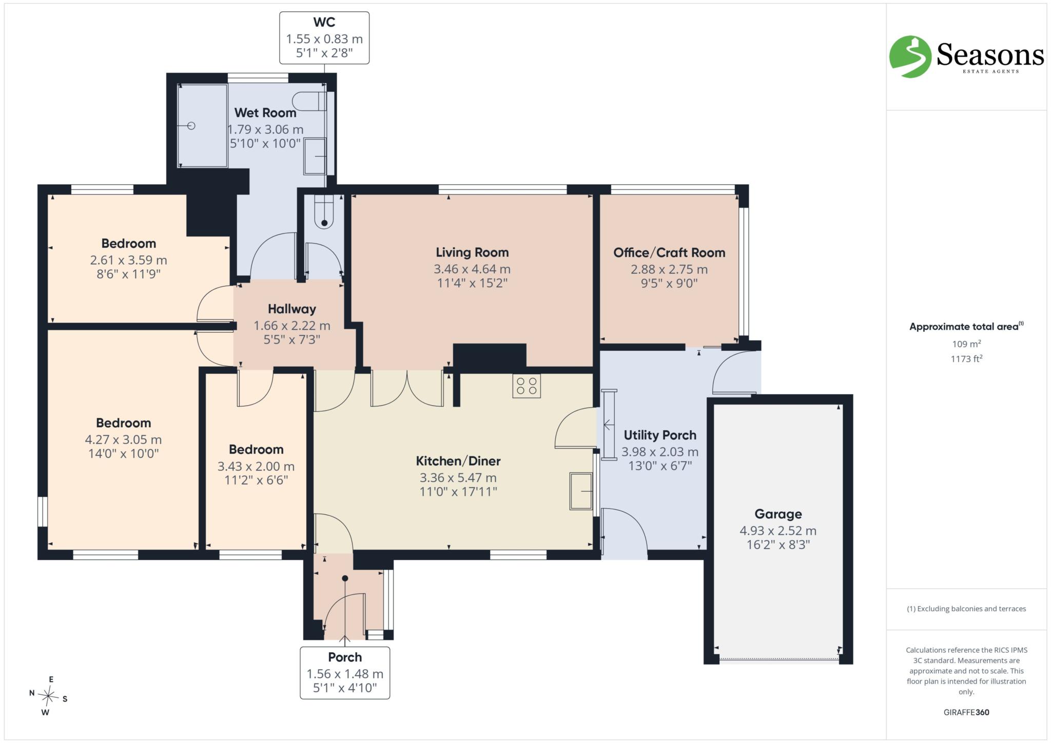 17, Summerlane Park, Looe floorplan