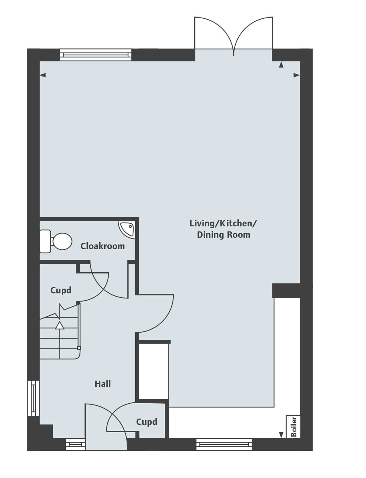 New home, 3 bed detached house for sale in "The Fincham" at "The