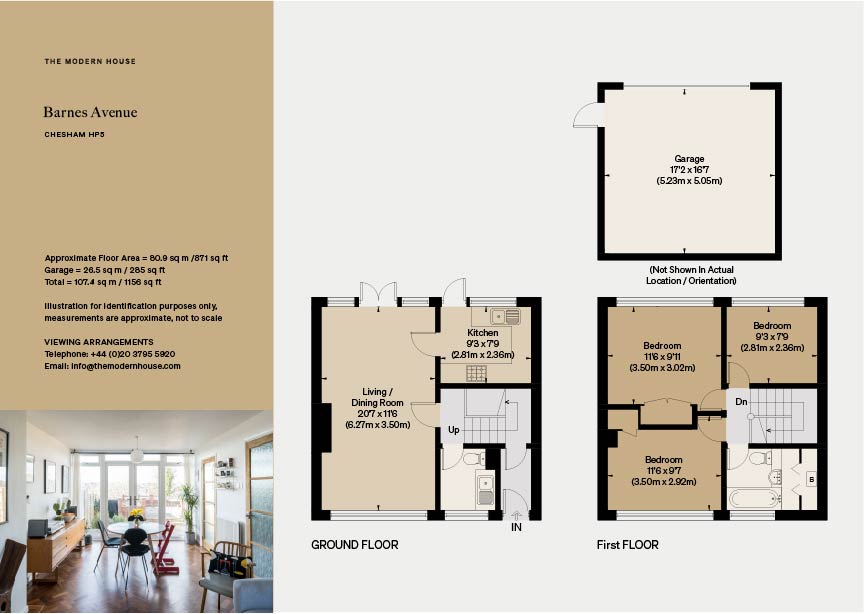 Barnes Avenue, Chesham, Buckinghamshire HP5, 3 bedroom terraced house