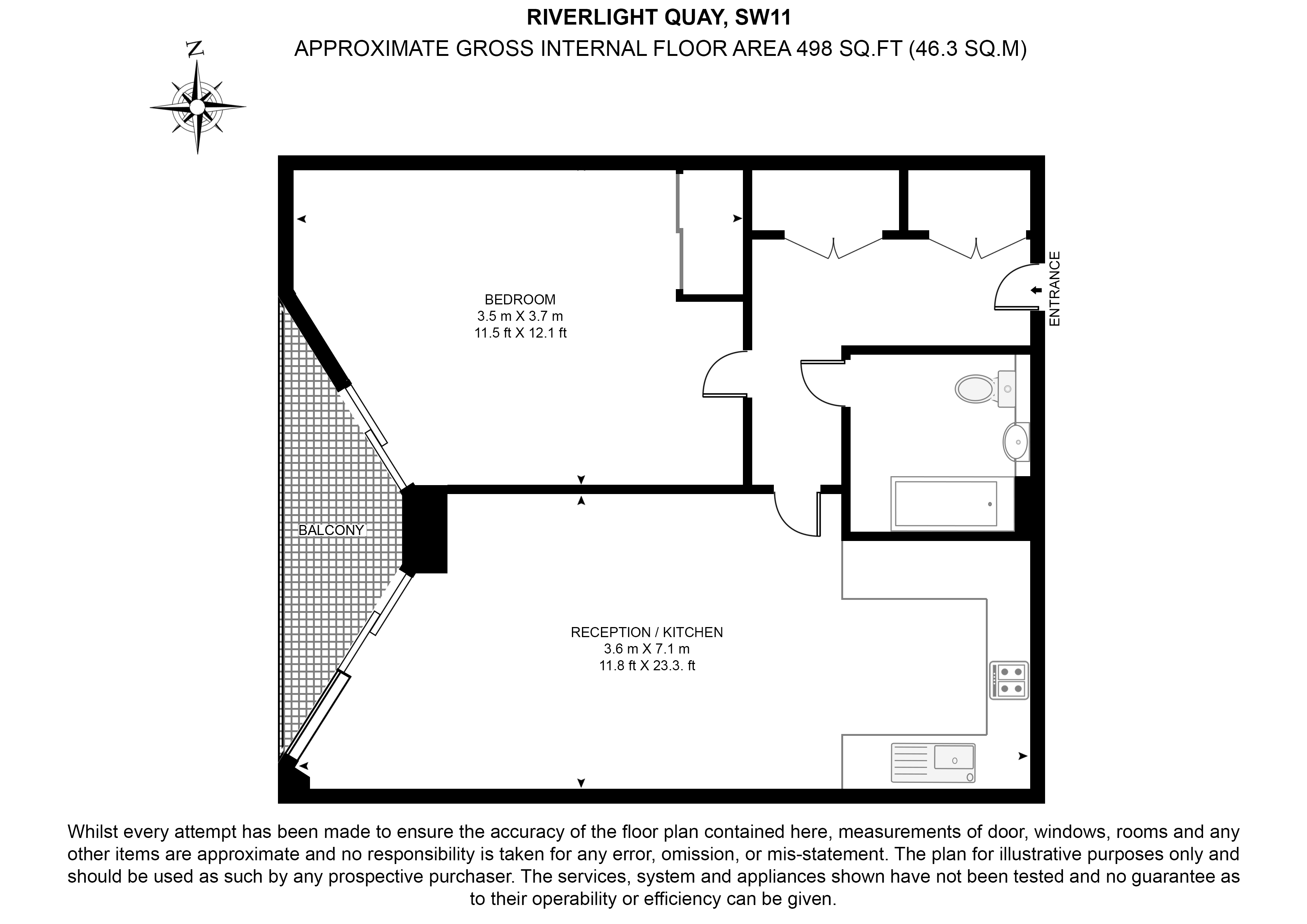 Nine Elms , Riverlight Quay, London floorplan
