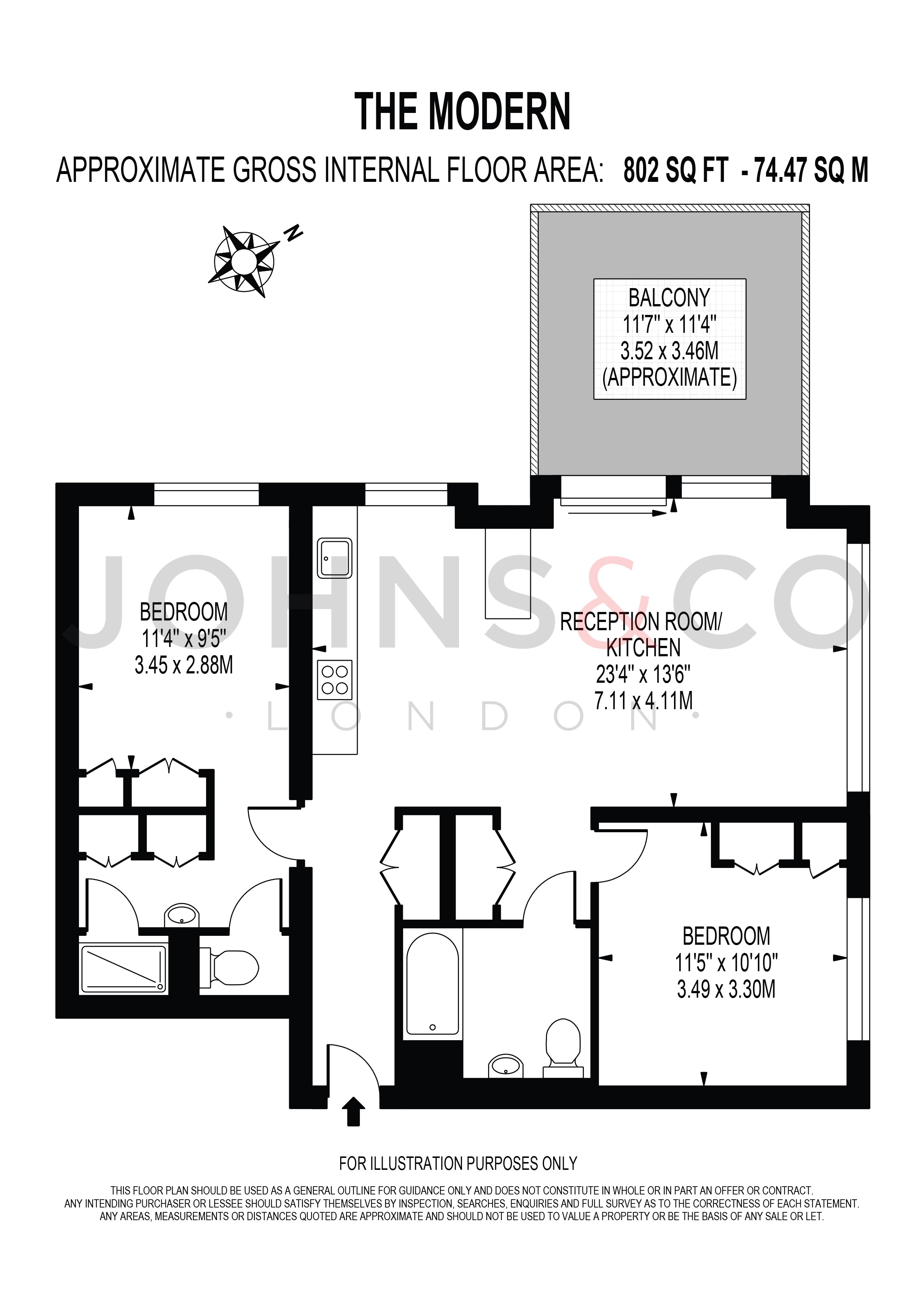 D59 The Modern, No Street Name Specified, London floorplan